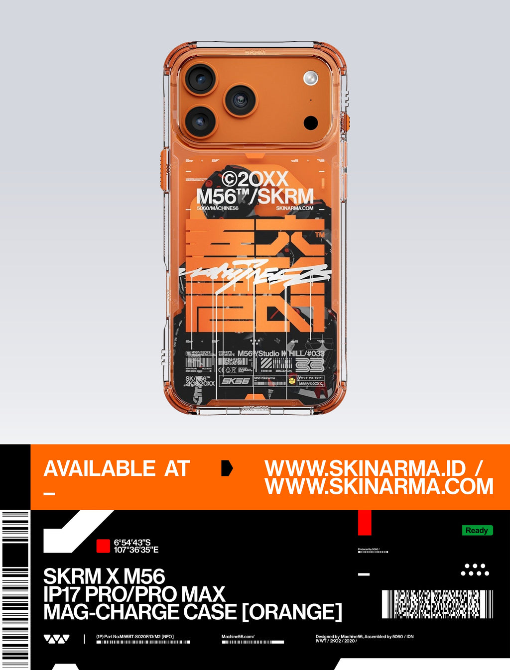 [ORANGE] SKRM x M56 - iPhone 17 Pro / Pro Max