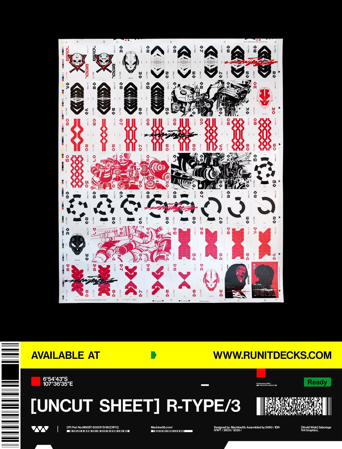 [UNCUT SHEET] R-TYPE/3